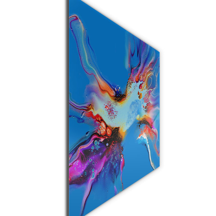 Orren Ellis " Butterfly " Painting Print on Metal Wayfair
